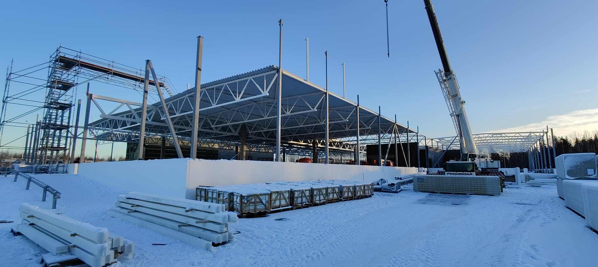 Biltema Porvoo teräsrakenteiden toimitus